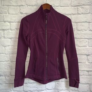 Lululemon Define Jacket - Darkest Magenta Sz 4